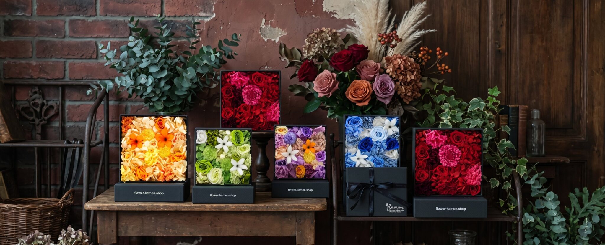 FLOWER KAMON のプリザーブドフラワー